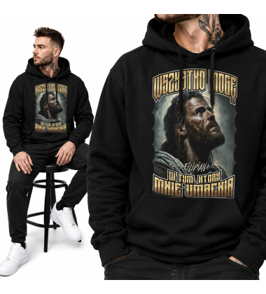 Bluza Chrześcijańska z kapturem Wszystko Mogę